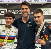 Eñaut Urkaregi, plata y récord de España de persecución individual en el Mundial júnior de pista