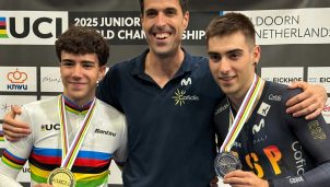 Eñaut Urkaregi, plata y récord de España de persecución individual en el Mundial júnior de pista