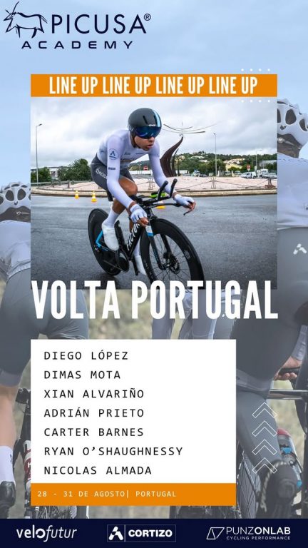 Turno para la Volta a Portugal júnior, con cinco equipos españoles