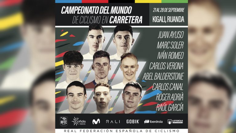 España ya tiene lista profesional para el campeonato del Mundo de Kigali