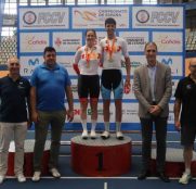 Primeros campeones de España elite en el Velódromo Luis Puig de Valencia