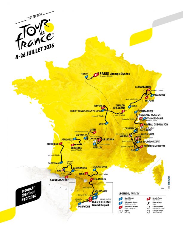 El Tour de Francia desvela el recorrido de 2026: poca crono y muchas dudas
