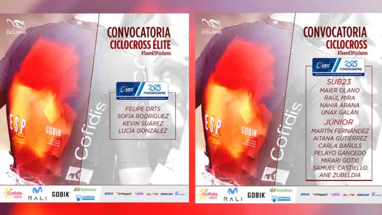 España anuncia la convocatoria para el campeonato de Europa de ciclocross