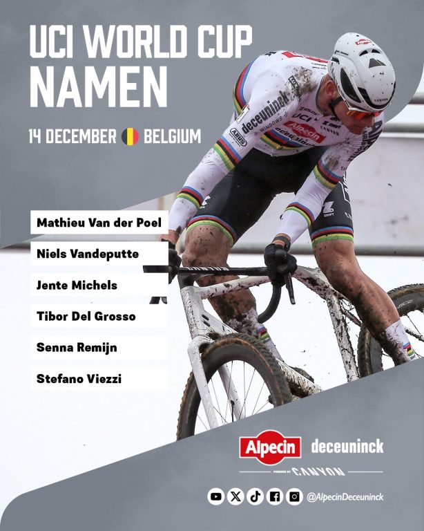 Mathieu van der Poel vuelve al barro: Copa del Mundo de Namur