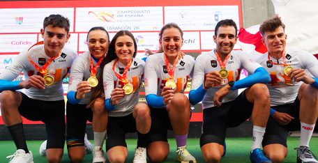 La selección valenciana arrolla a sus rivales en el campeonato de ciclocross de Team Relay