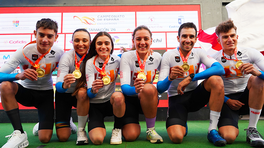 La selección valenciana arrolla a sus rivales en el campeonato de ciclocross de Team Relay