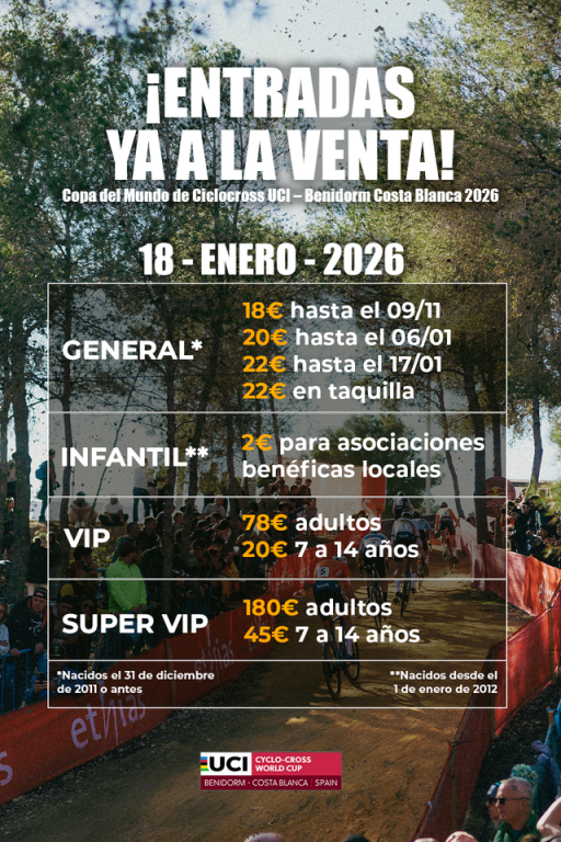 La Copa del Mundo de ciclocross de Benidorm entra en su recta final