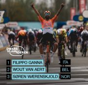 A través de Flandes: Filippo Ganna destroza el sueño de victoria de Wout van Aert