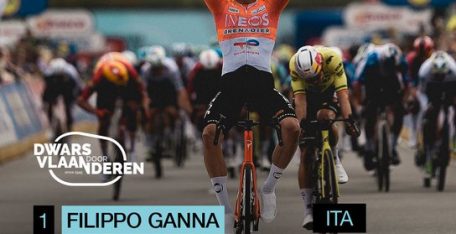 A través de Flandes: Filippo Ganna destroza el sueño de victoria de Wout van Aert