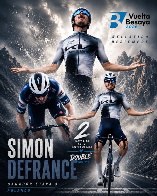Simon Defrance y Picusa Academy triunfan en la tercera etapa de la Vuelta al Besaya