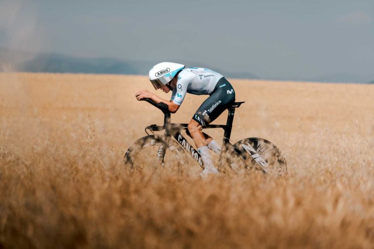 Pablo Castrillo (Movistar), campeón de España de contrarreloj individual