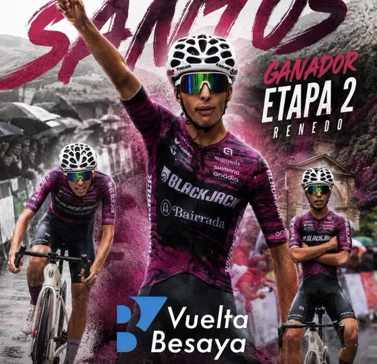 Etapa y liderato en la Vuelta al Besaya para el portugués Guilherme Santos