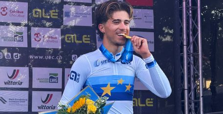 Alvaro Navas (omnium), brillante medalla de oro en el Europeo de pista