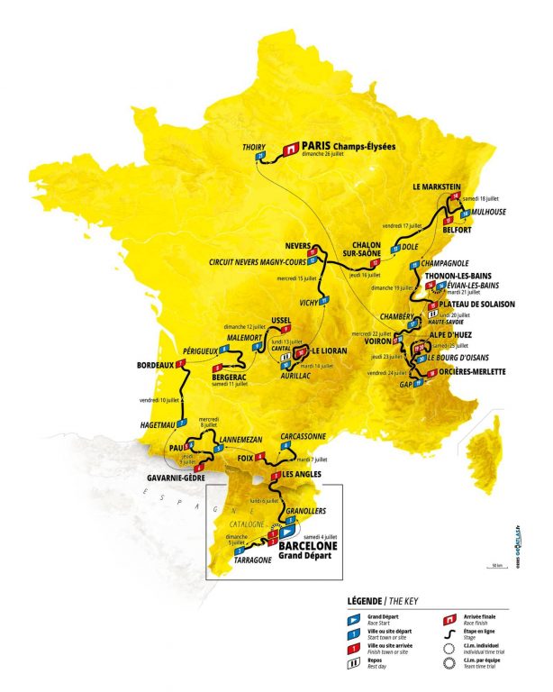 Tour de Francia: los equipos oficializan la preinscripción oficial