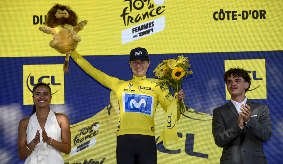 Marlen Reusser firma una doble alegría para Movistar en el Tour