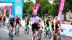 El velocista Daniel Cavia suma otra victoria de prestigio para Burgos-Burpellet