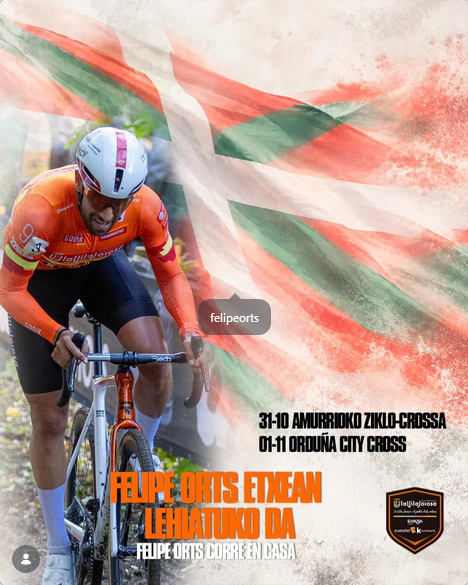Felipe Orts, el gran protagonista en la fiesta del ciclocross vasco: Amurrio y Orduña